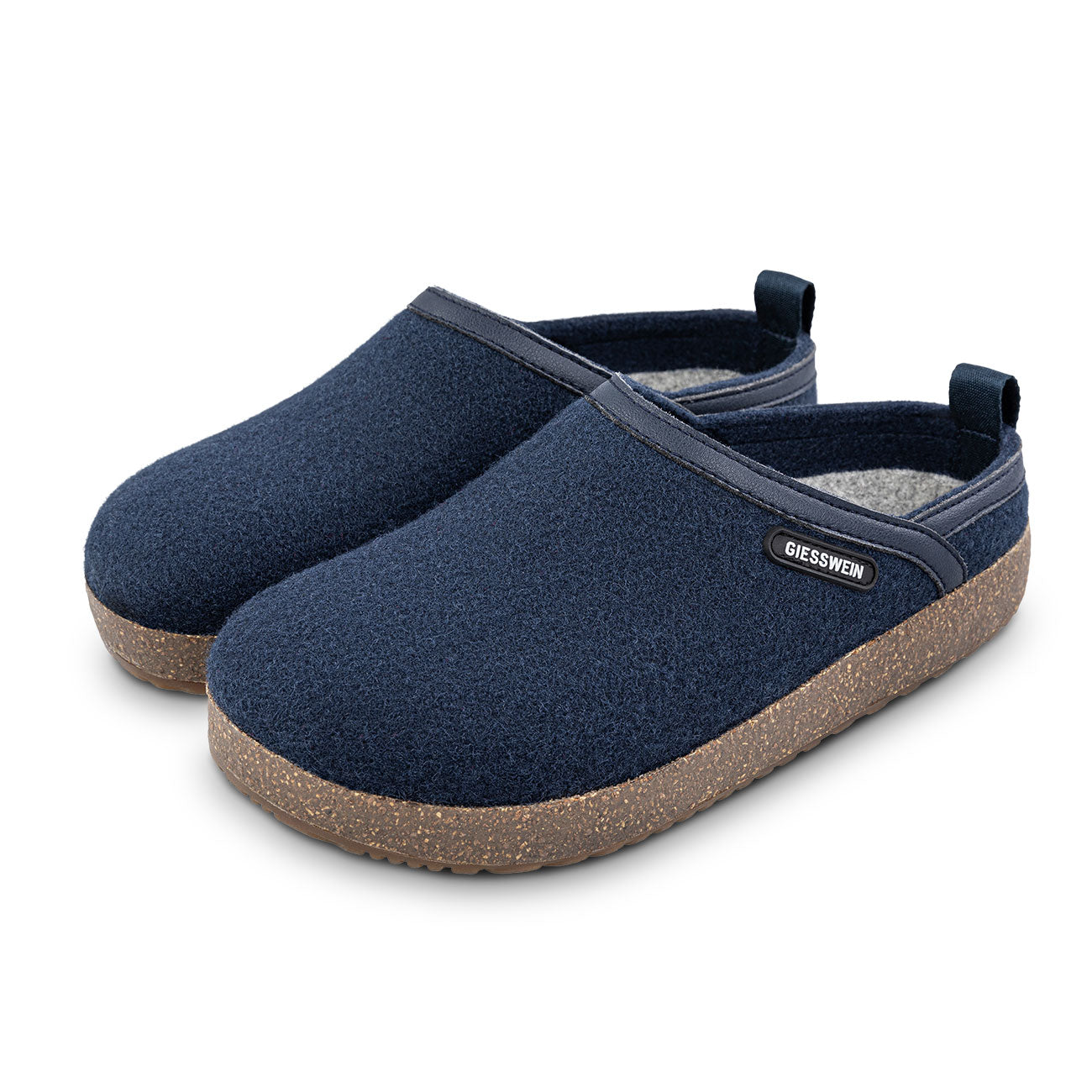 giesswein-wool-clog-wollfilz-clog-rot-grau image 4