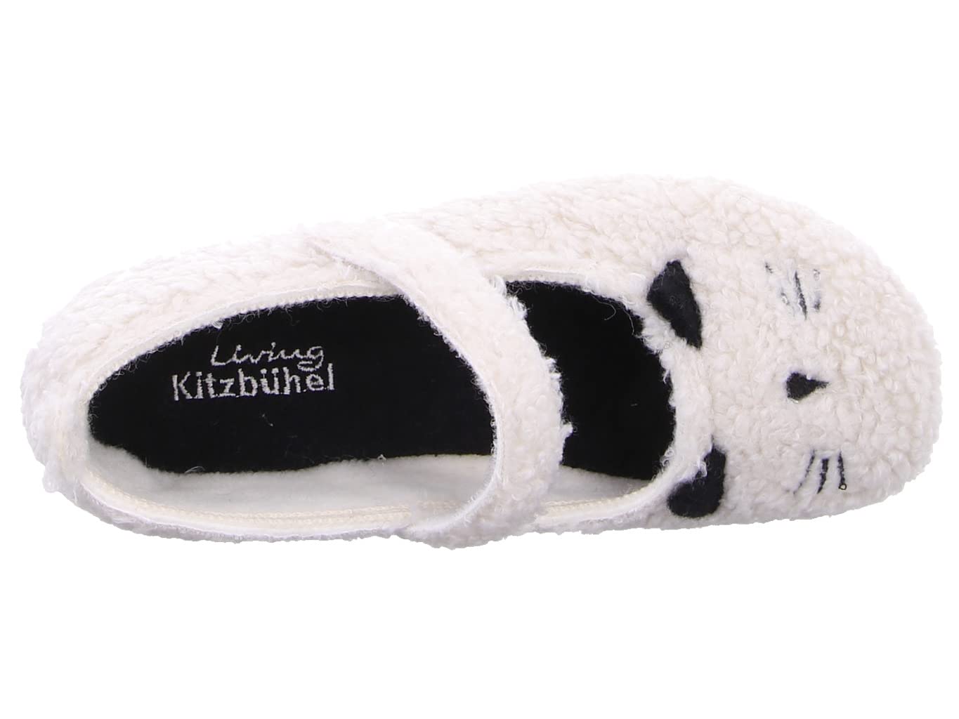 living-kitzb-hel-4021-unisex-kinder-klett-slipper-katze-schurwolle image 7