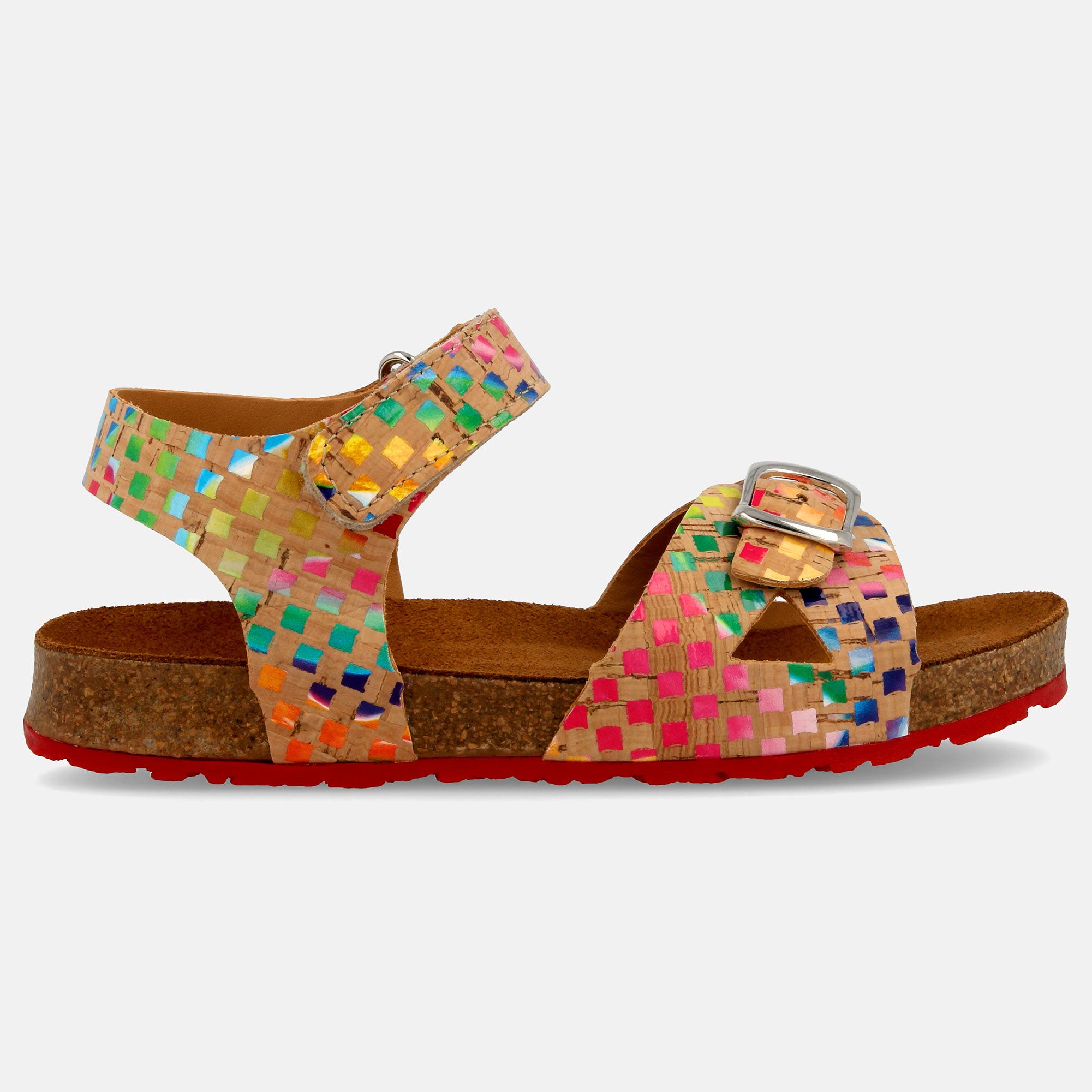 haflinger-fritzi-cork-multi-kinder-sommersandale image 6