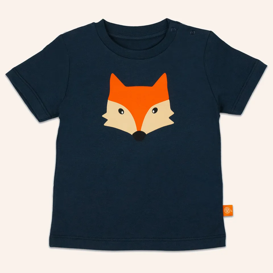 orangenkinder-fuchs-t-shirt-blau-aus-baumwoll-jersey-f-r-kinder image 1