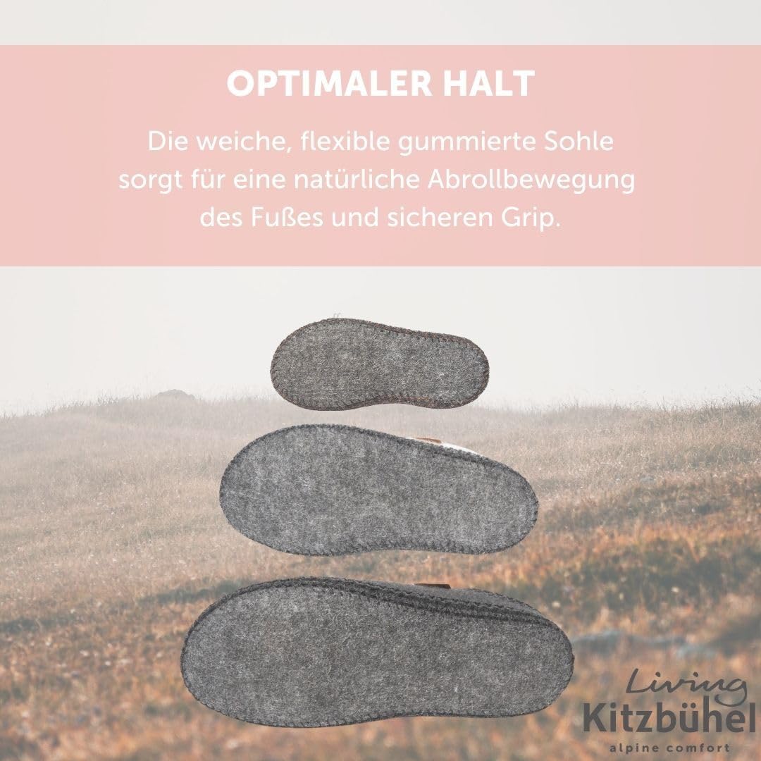 living-kitzb-hel-t-modell-h-kelverzierung-cactus-30-kinder-hausschuh-wolle image 4