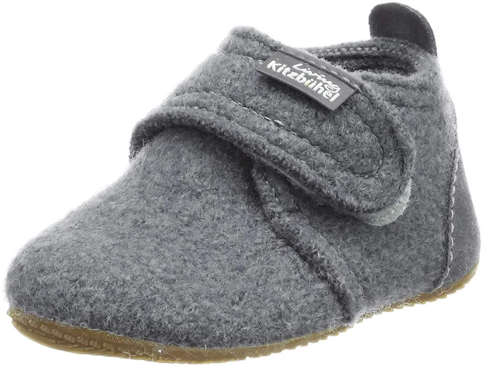 living-kitzb-hel-babyklett-mit-velourkappe-lauflernschuh-unisex-baby image 1