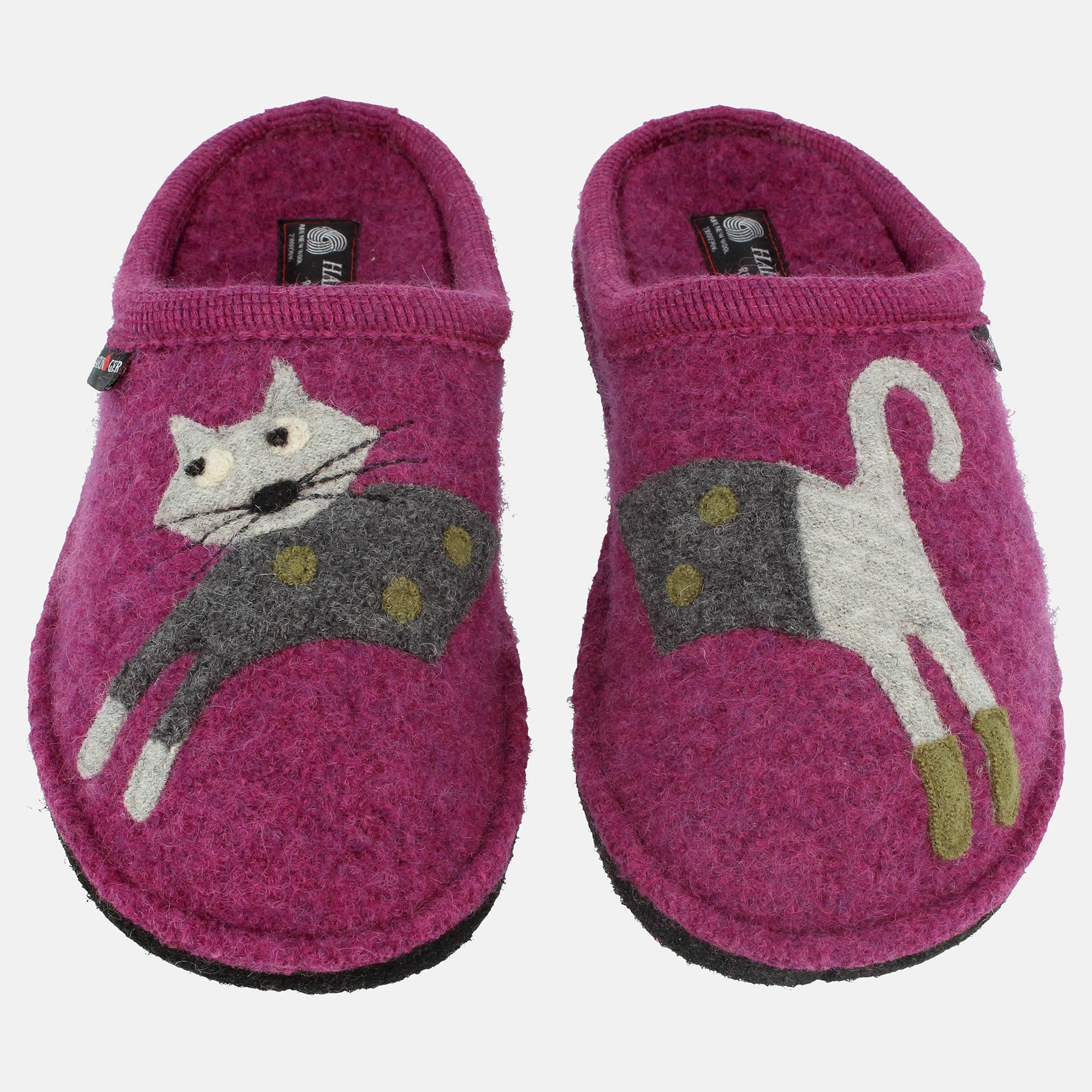 haflinger-flair-cucho-katzen-hausschuh-aus-schurwolle image 2