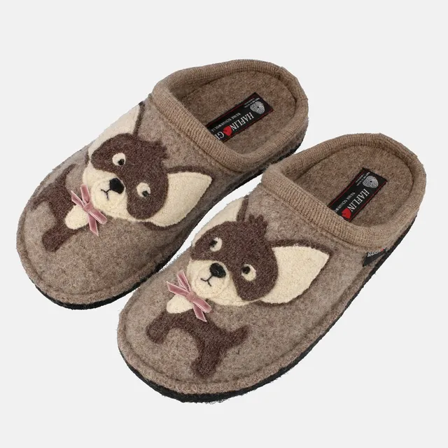 haflinger-flair-chihuahua-wollwalk-pantoffel-hunde-applikation image 1