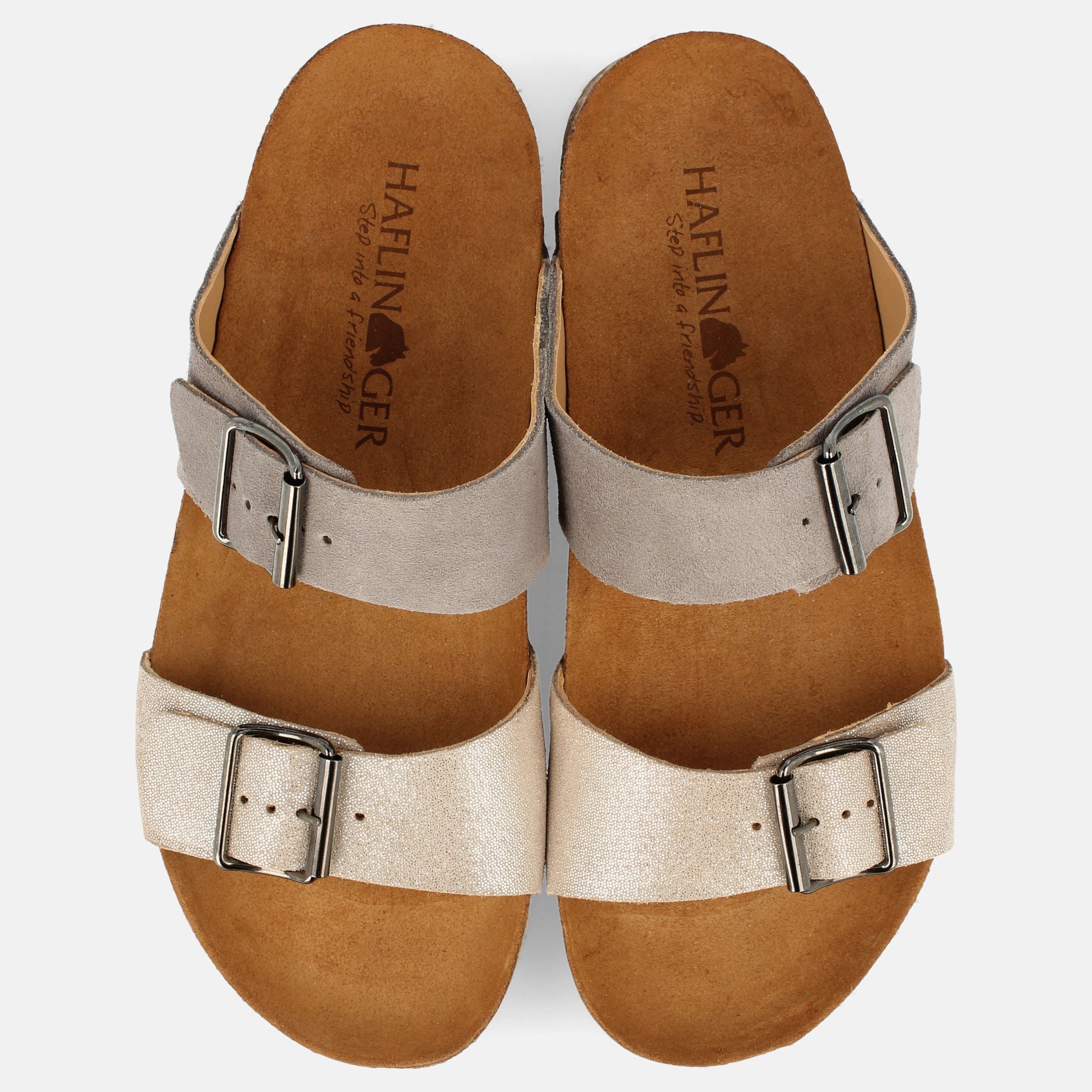 haflinger-andrea-shiny-damen-sandale-leder-glitzer image 6