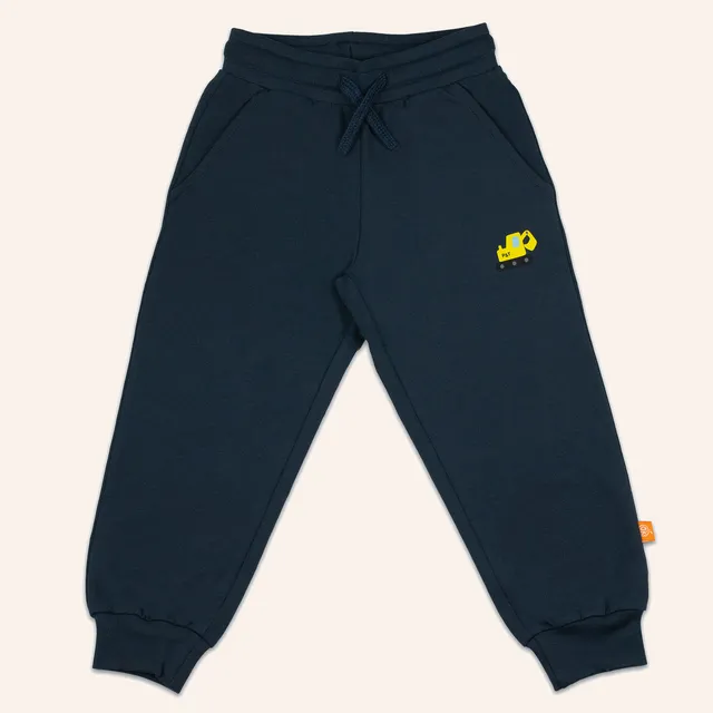 orangenkinder-bagger-jogginghose-blau-kinderhose-aus-baumwolle image 1
