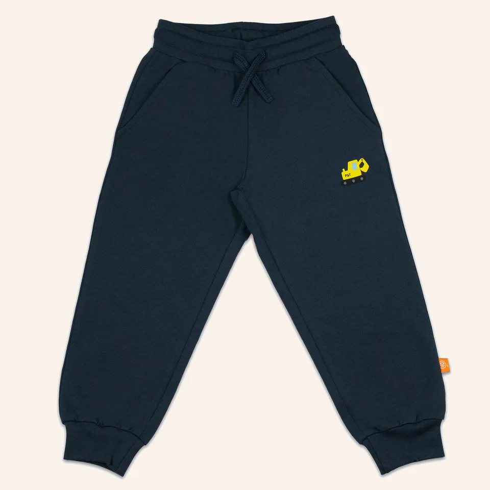 orangenkinder-bagger-jogginghose-blau-kinderhose-aus-baumwolle image 1