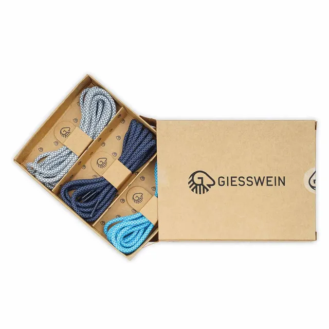 giesswein-laces-box-schn-rsenkel-set-3-paar-aus-recycelten-plastikflaschen-bunte image 1