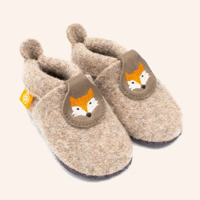 orangenkinder-poppie-fr-nzchen-kinder-filz-hausschuhe-100-merinowolle image 1