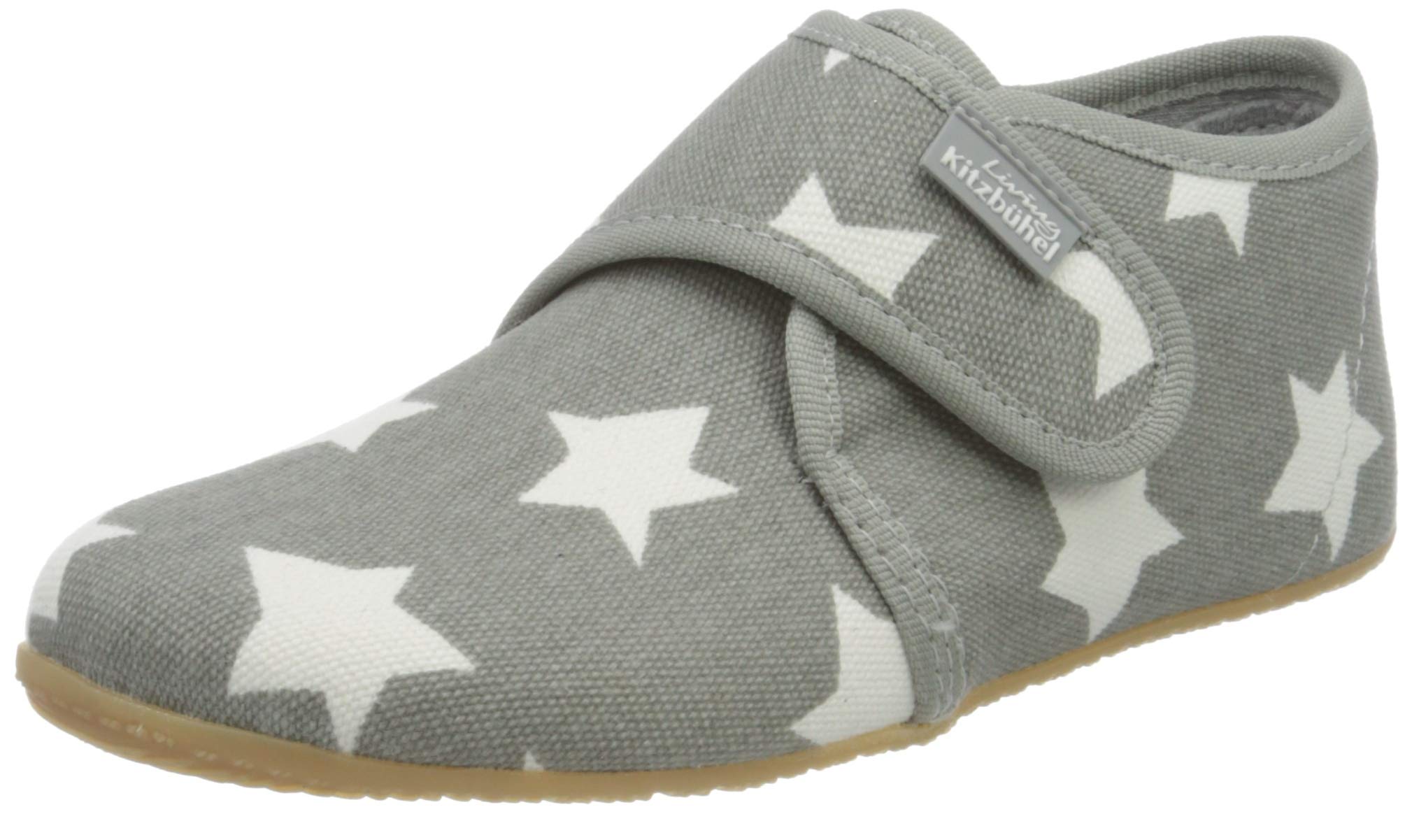 living-kitzb-hel-babyklettschuh-tiger-unisex-kinder-hausschuh-mit-klett image 1