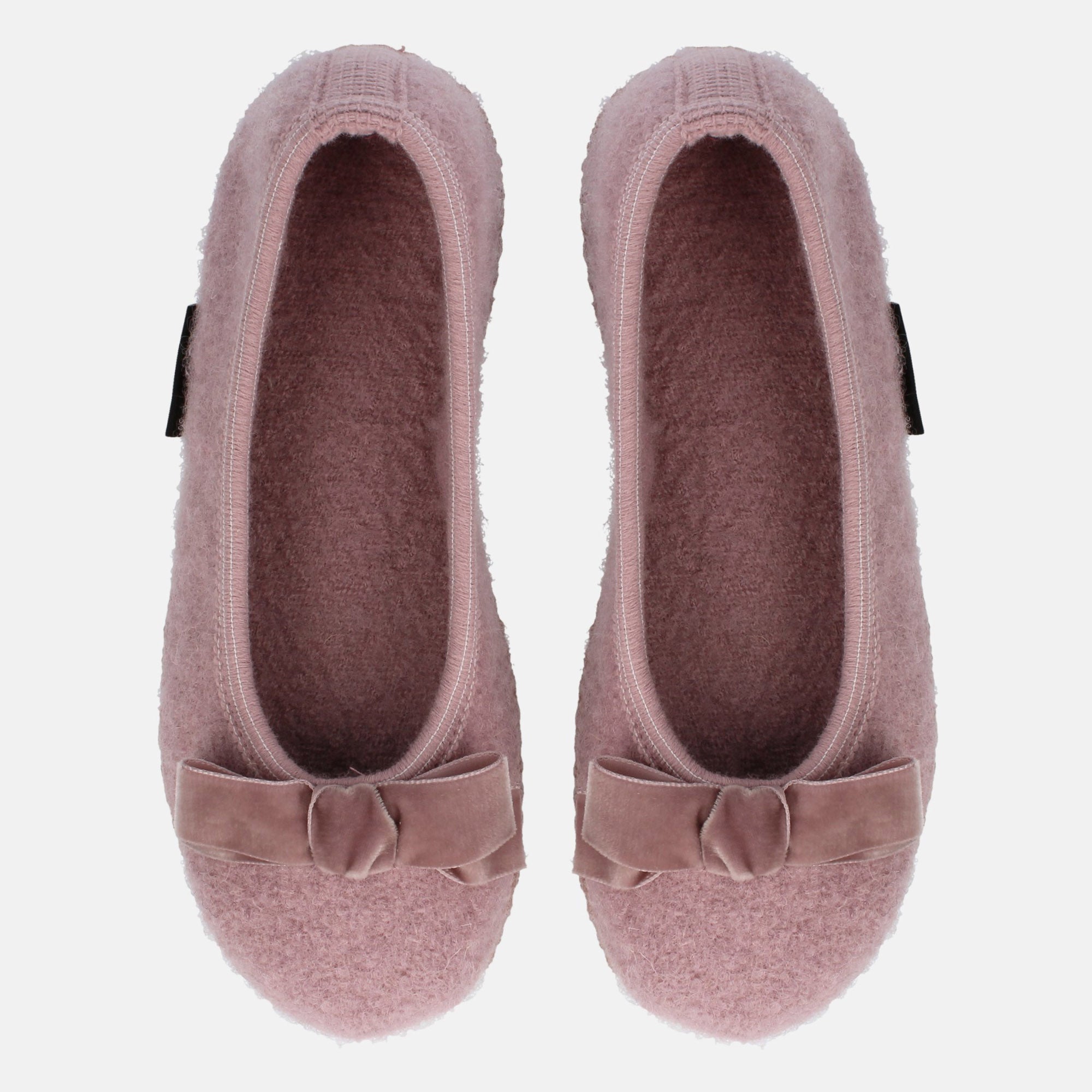 haflinger-slipper-fiocco-wollwalk-ballerina-mit-schleife image 2