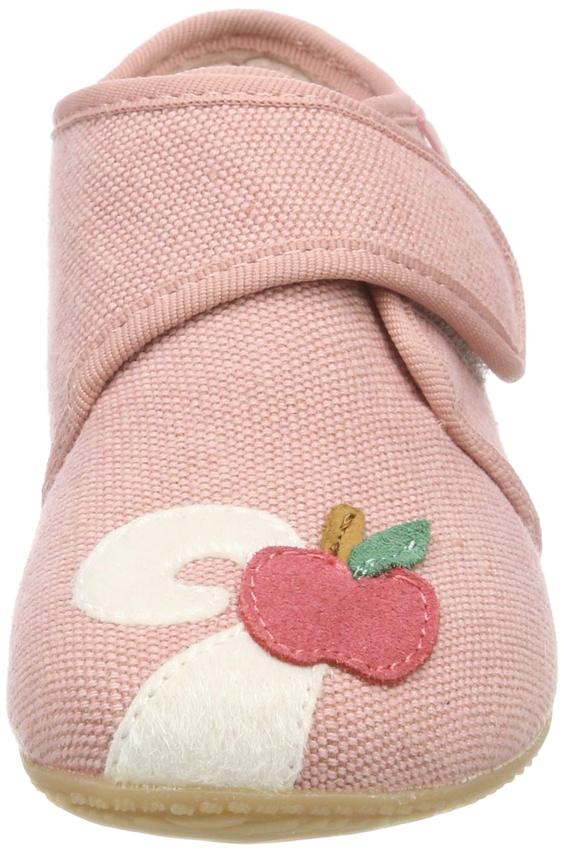 living-kitzb-hel-babyklettschuh-katze-und-apfel-m-dchen-hausschuhe image 2