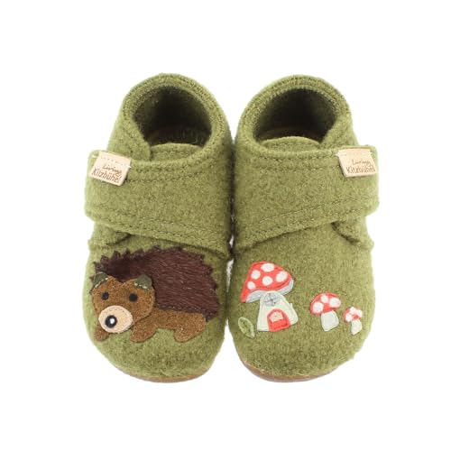 living-kitzb-hel-babyklettschuh-igel-und-pilz-hausschuh-jungen image 6