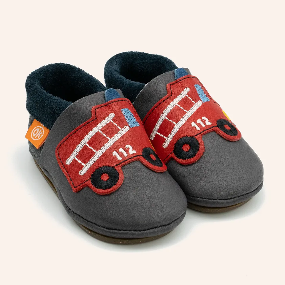 orangenkinder-amigo-frankie-der-feuerwehrmann-kinder-barfu-schuhe-kita image 1