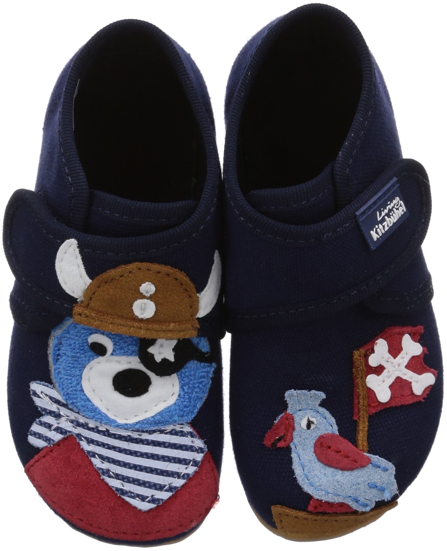 living-kitzb-hel-babyklettschuh-pirat-papagei-jungen-lauflernschuhe image 7