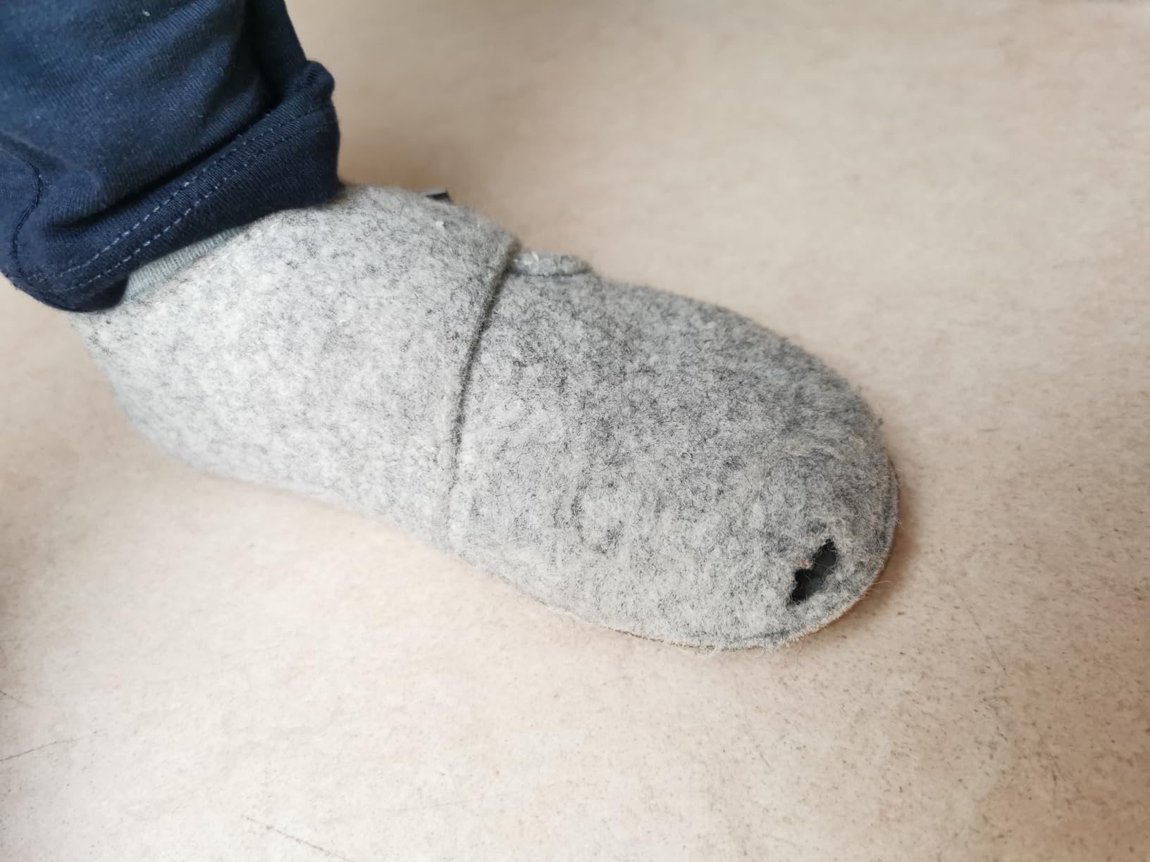 Enkelkind läuft damit super