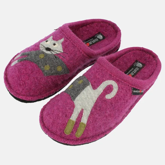 haflinger-flair-cucho-katzen-hausschuh-aus-schurwolle image 1