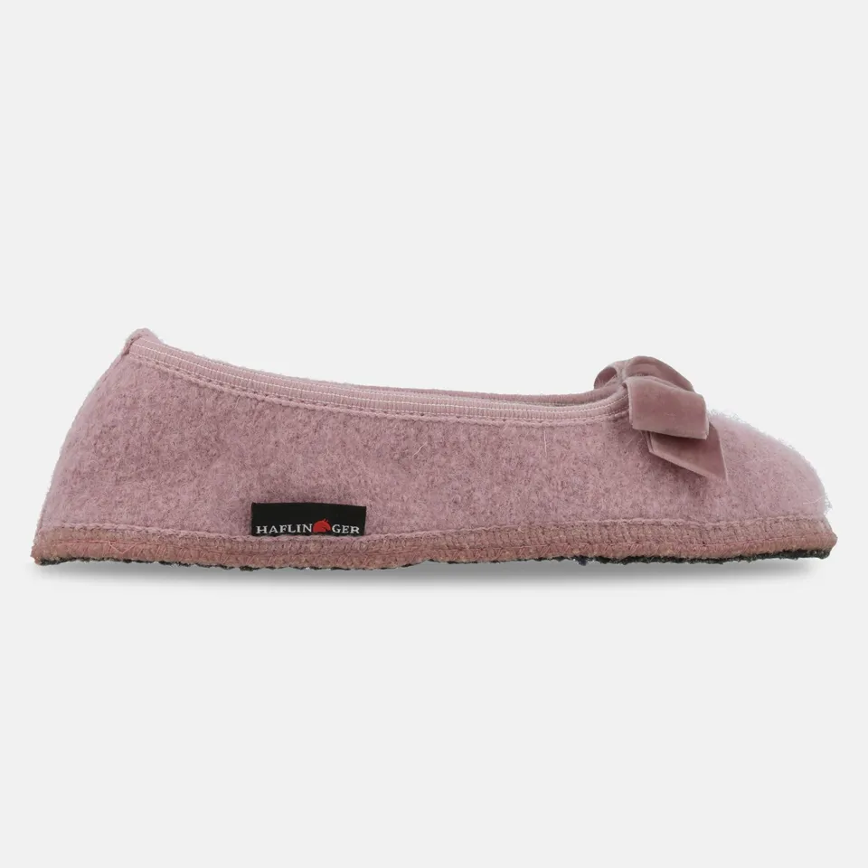 haflinger-slipper-fiocco-wollwalk-ballerina-mit-schleife image 1
