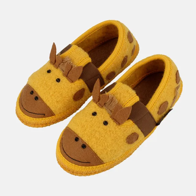 haflinger-slipper-giraffe-wollwalk-ballerina-hausschuh image 1