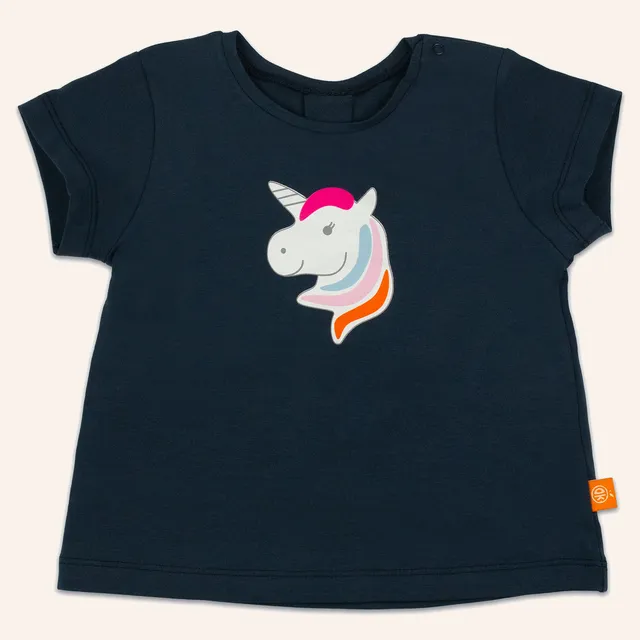 orangenkinder-stella-einhorn-t-shirt-blau-baby-shirt-aus-jersey image 1