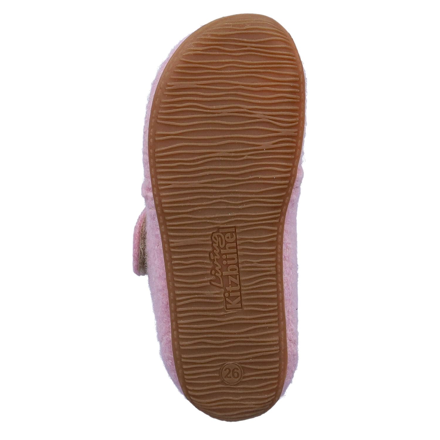 living-kitzb-hel-babyklettschuh-unifarben-woll-hausschuh-mid-cut image 6