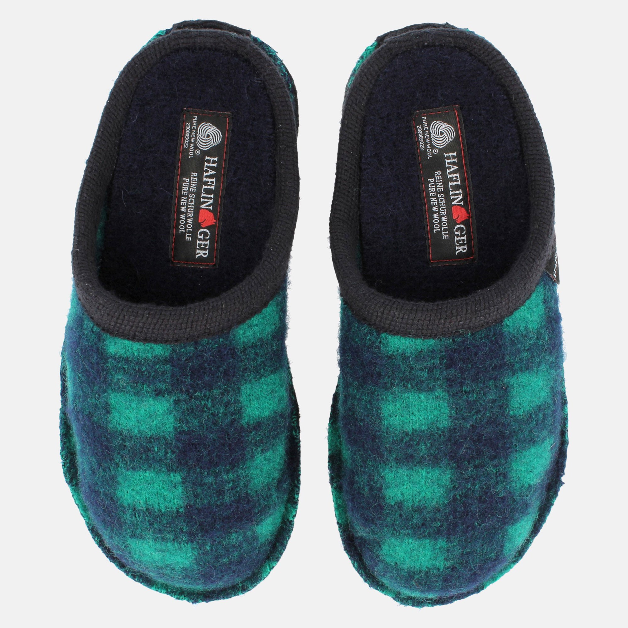 haflinger-flair-plaid-wollwalk-hausschuh-mit-filzsohle image 3