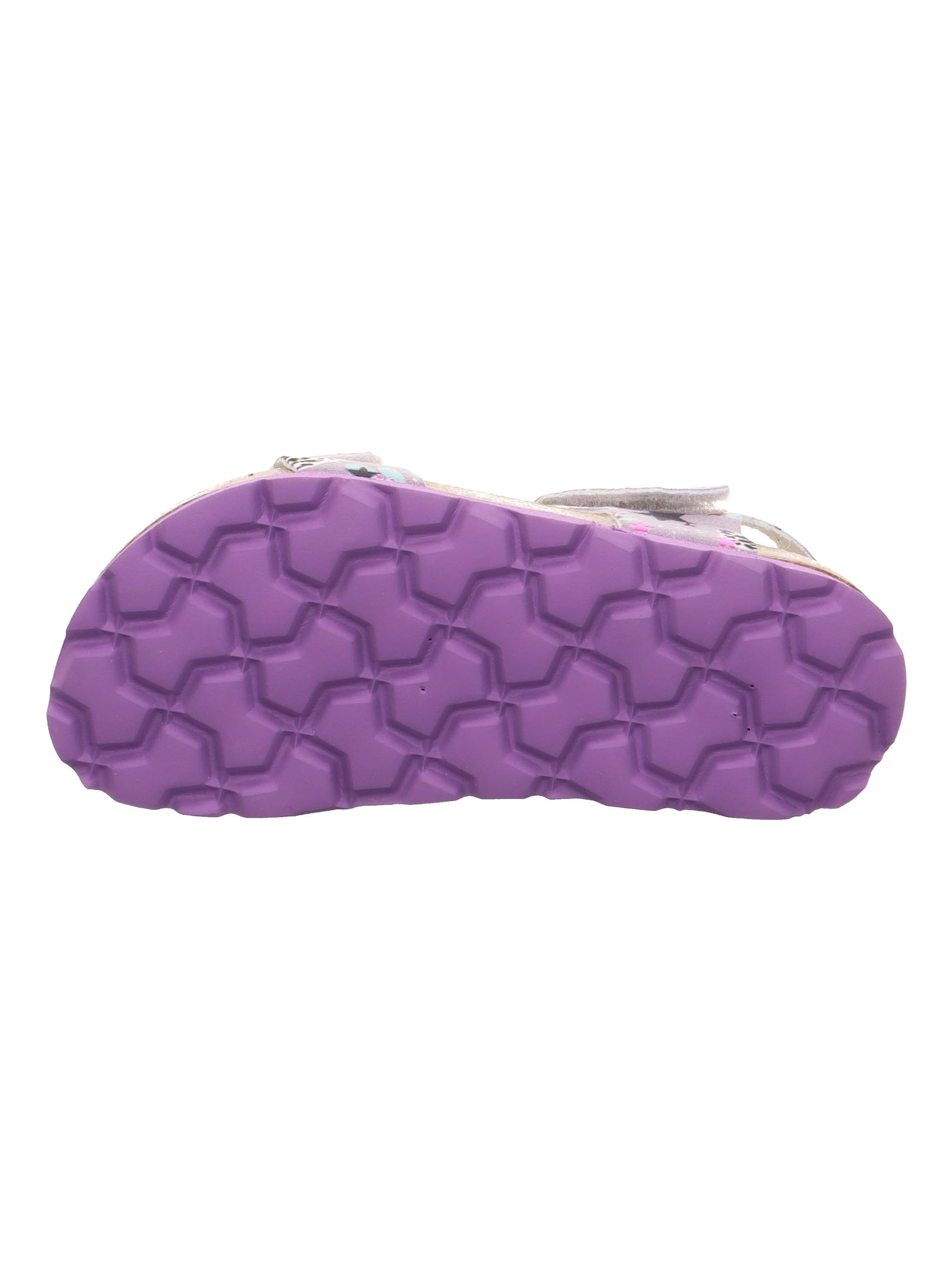 superfit-fussbettpantoffel-m-dchen-hausschuh-lila-mehrfarbig-8520 image 4