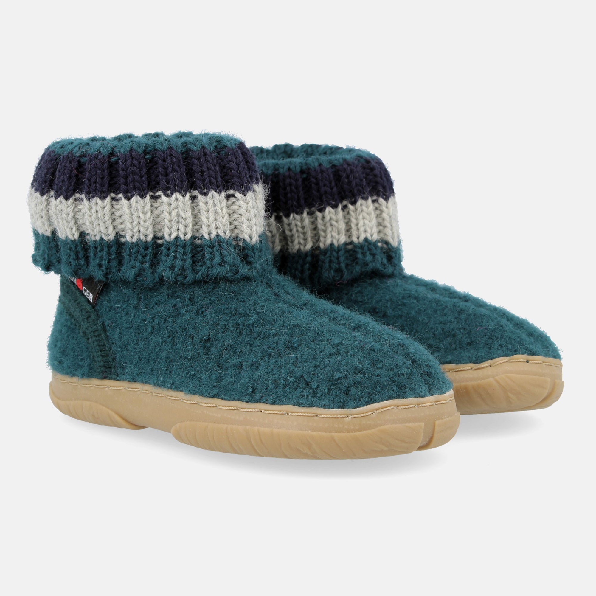 haflinger-fidelius-jona-kinder-h-ttenschuh-wollwalk-mit-gummisohle image 2