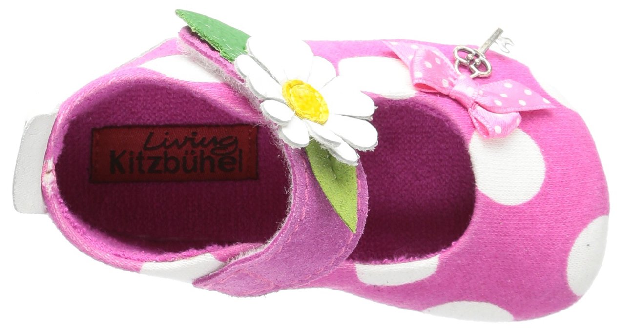 living-kitzb-hel-baby-ballerina-punkte-margerite-2305-lauflernschuh image 3