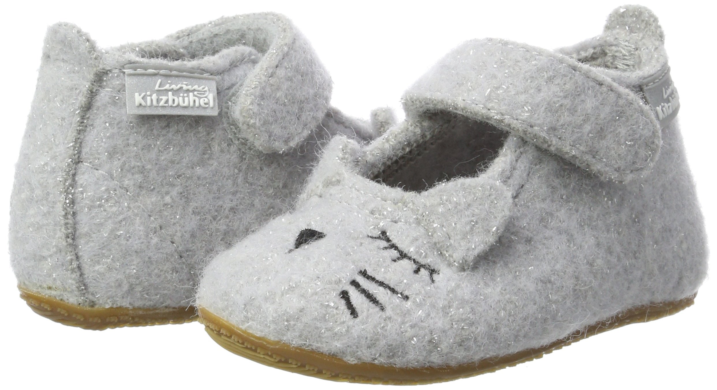 living-kitzb-hel-babyballerina-glitzerkatze-m-dchen-hausschuh image 7