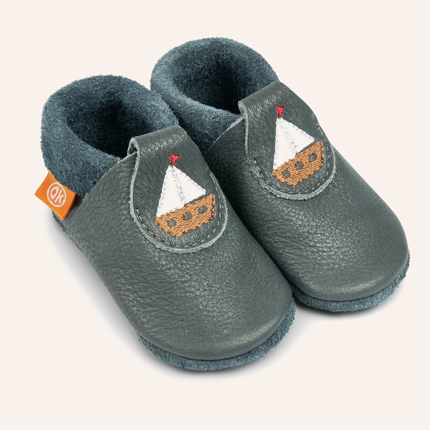 orangenkinder-krabbel-hausschuhe-skippy-boot-kita-barfu-indoor-schuh image 1