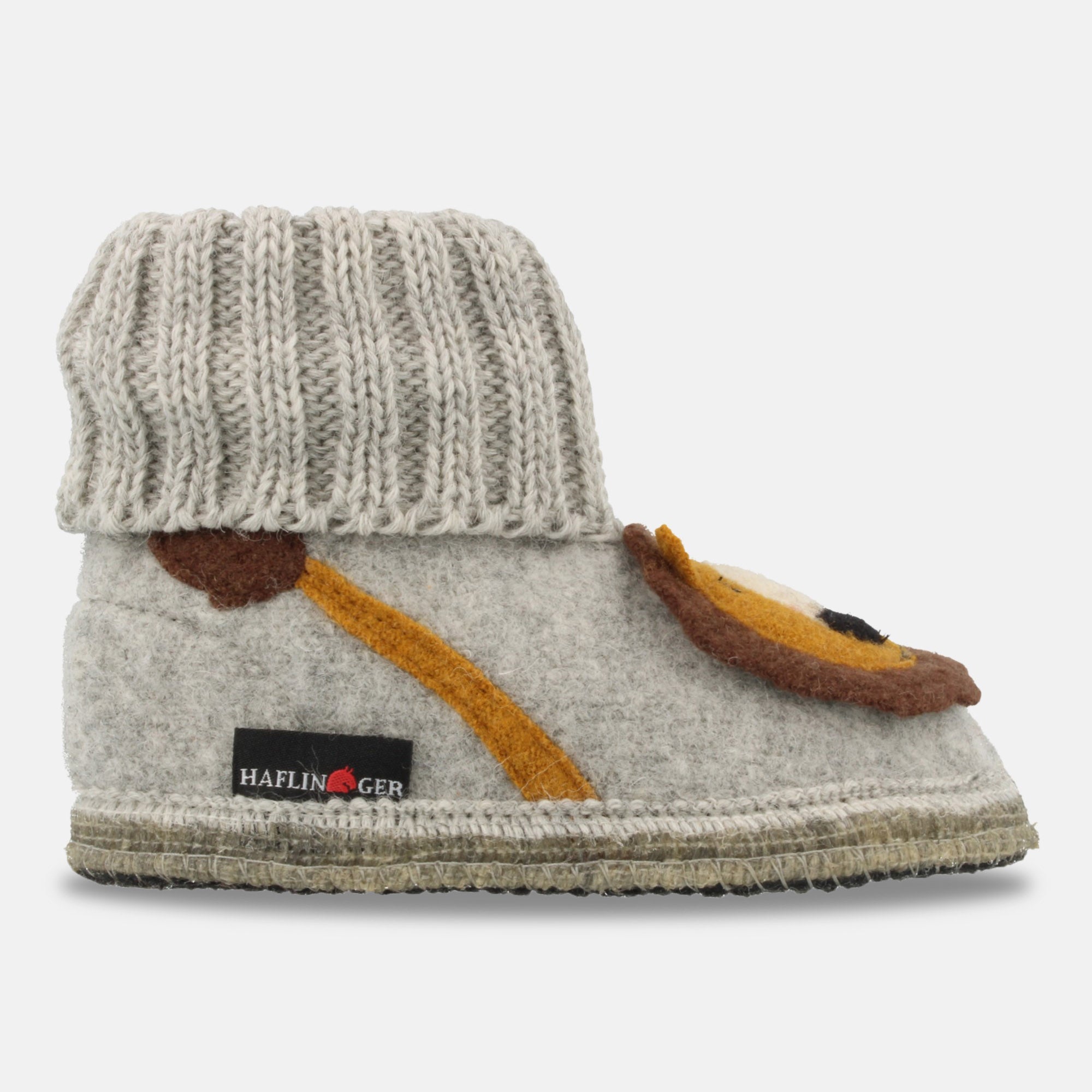 haflinger-h-ttenschuh-leo-kinder-hausschuh-schurwolle image 3