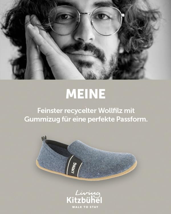 living-kitzb-hel-t-modell-kinder-hausschuh-filz-midnight-navy-33-eu image 3