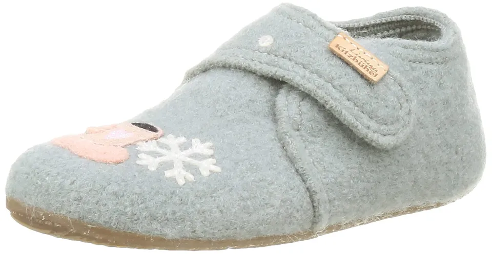 living-kitzb-hel-m-dchen-slipper-4008-0415-eisb-r-aus-schurwolle-hausschuh image 1