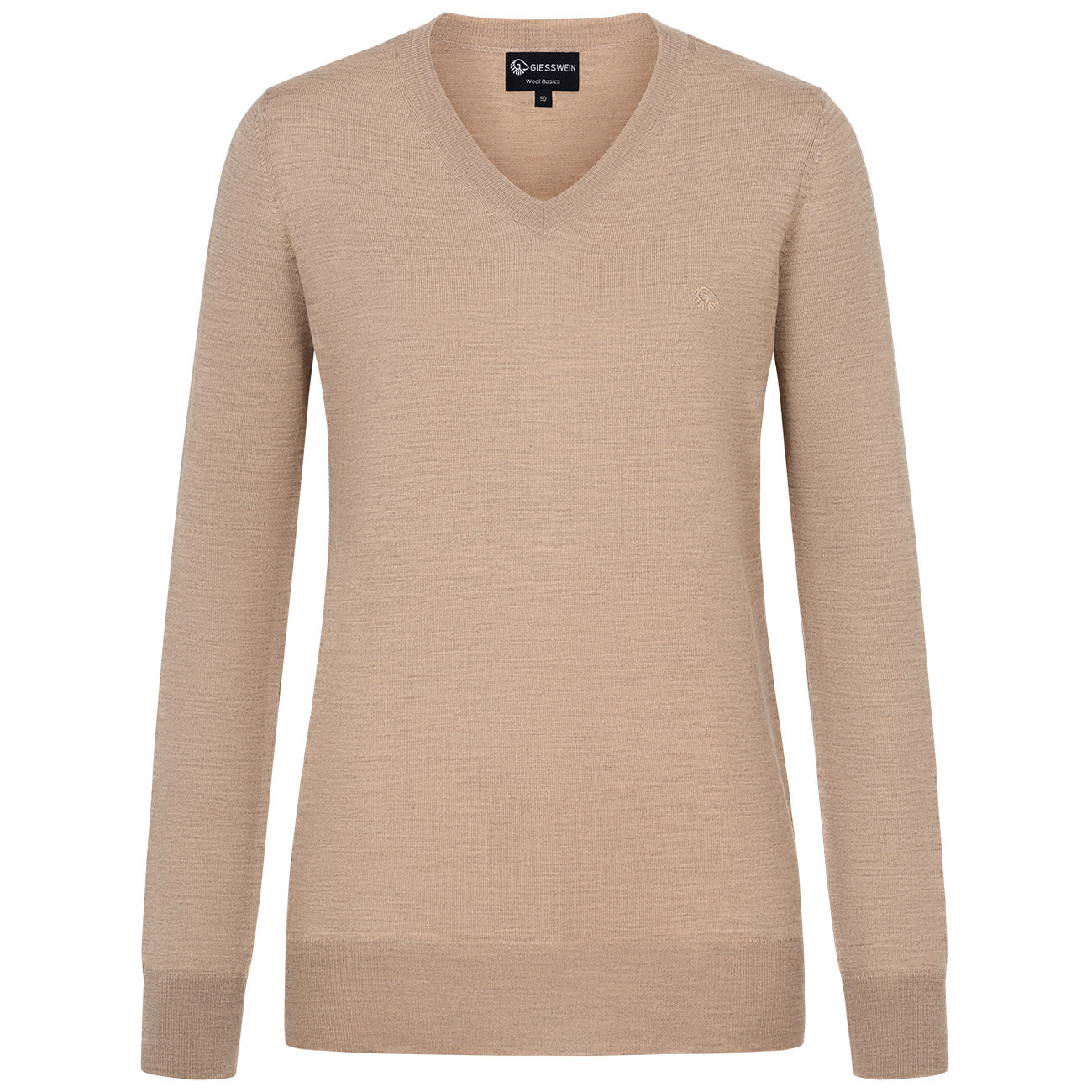 giesswein-baumwollpullover-v-ausschnitt-damen-beige-leichtstrick image 4