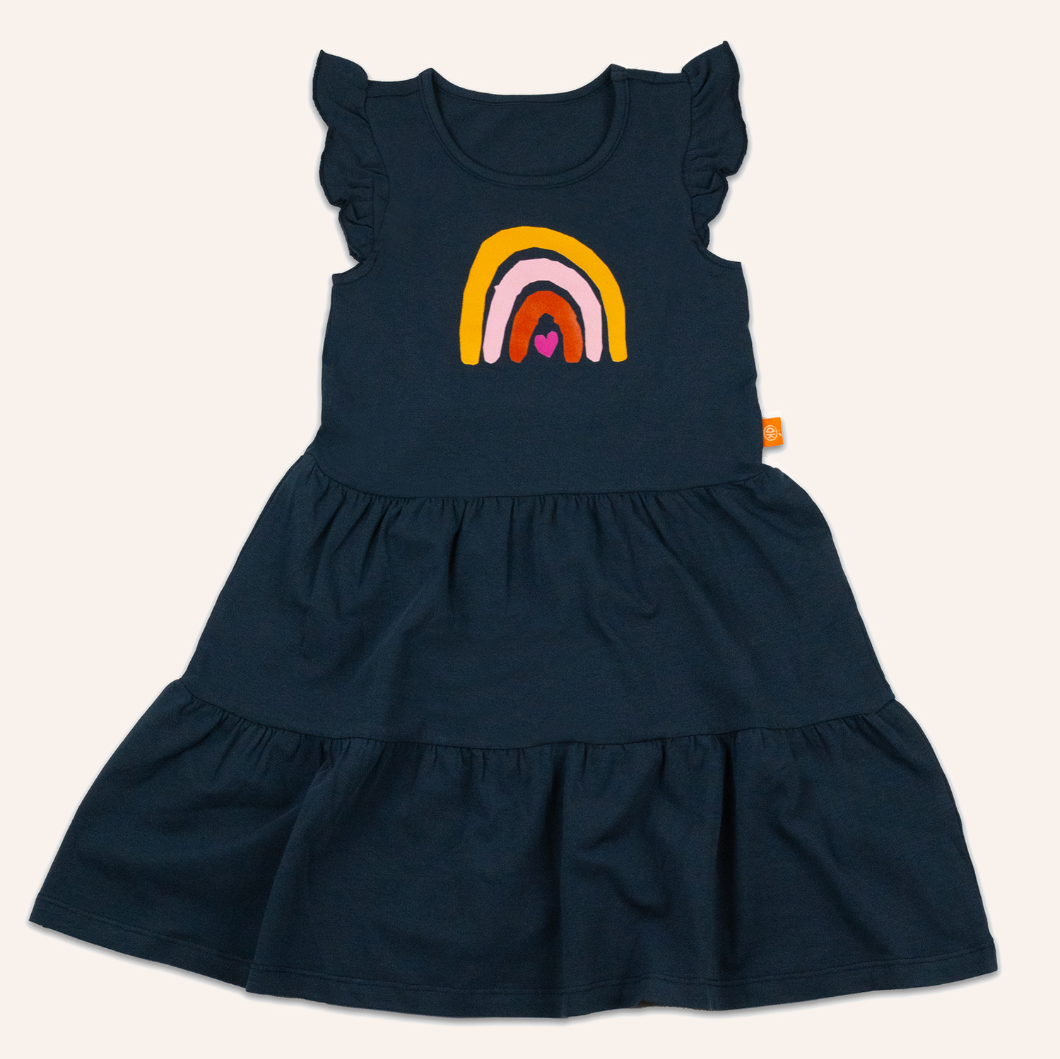 orangenkinder-regenbogenkleid-reginchen-blau-baumwolljersey-kleid image 1