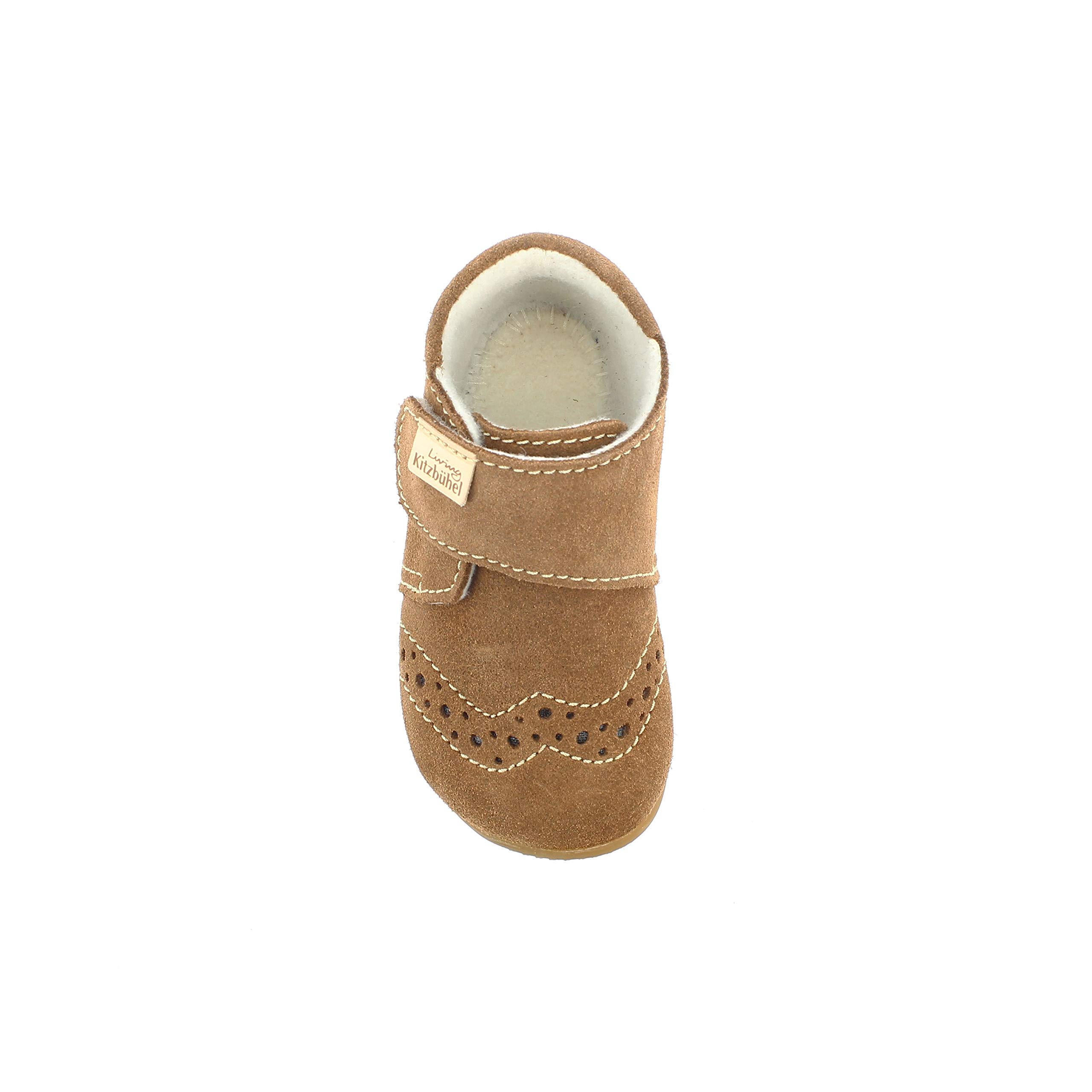 living-kitzb-hel-babyklettschuh-velourleder-hausschuh-f-r-kinder-unisex image 3