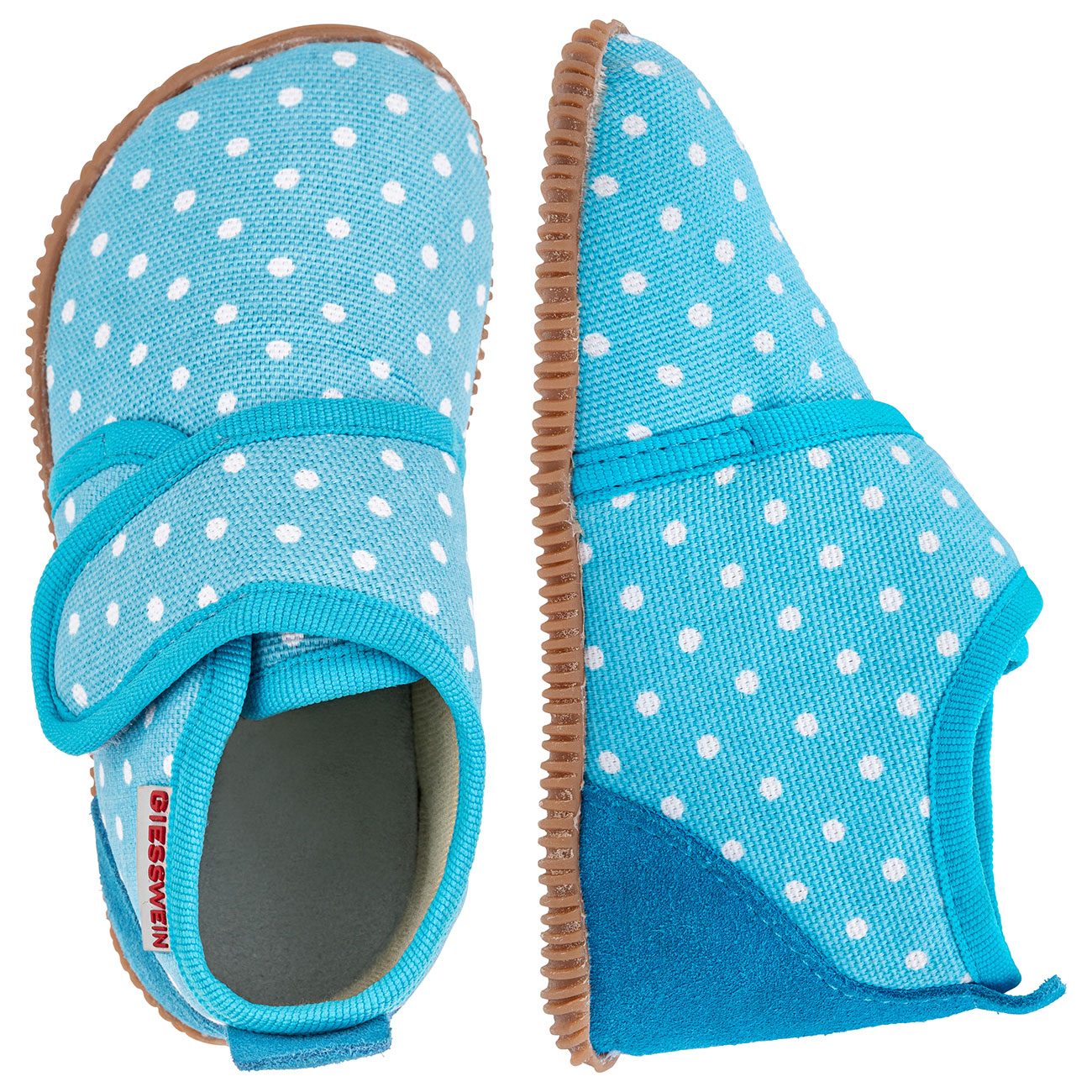 giesswein-stans-slim-fit-kinder-hausschuhe-klett-aus-baumwolle image 2