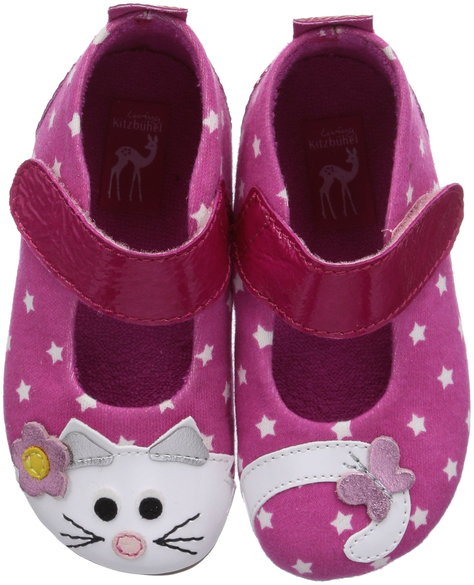living-kitzb-hel-stern-katze-baby-m-dchen-lauflernschuhe-babyklettschuh image 7