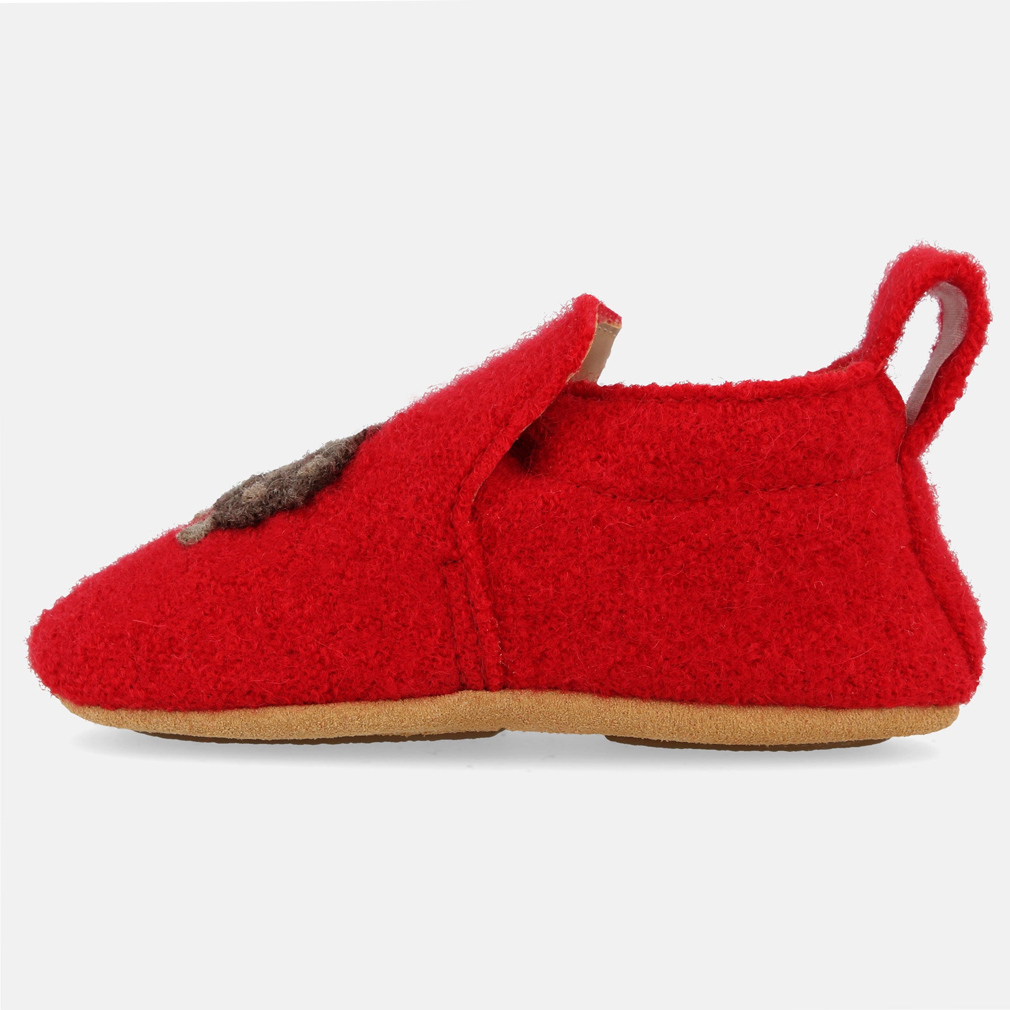 haflinger-maxl-lauflernschuh-baby-walkstoff-mit-igel-applikation image 3