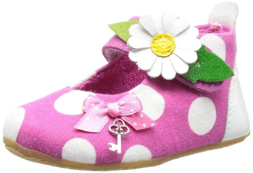 living-kitzb-hel-baby-ballerina-punkte-margerite-2305-lauflernschuh image 1