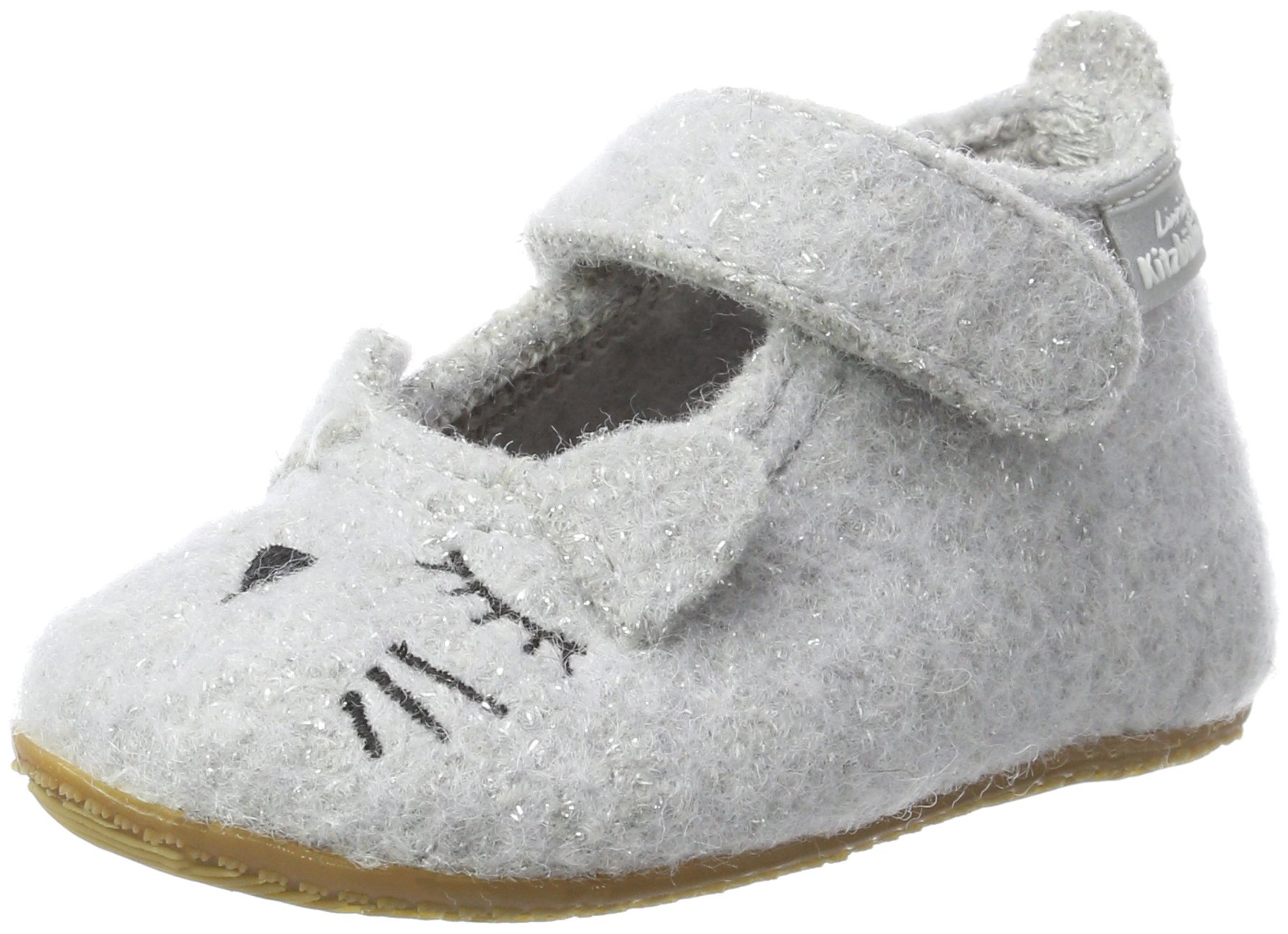 living-kitzb-hel-babyballerina-glitzerkatze-m-dchen-hausschuh image 1