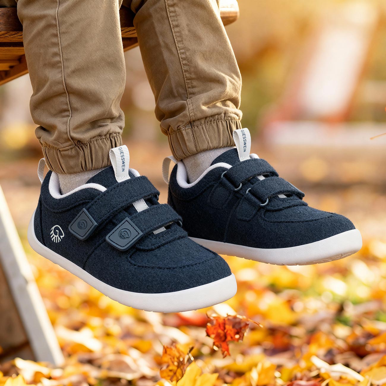 giesswein-kids-barefoot-wool-barfu-sneaker-blau-grau image 2