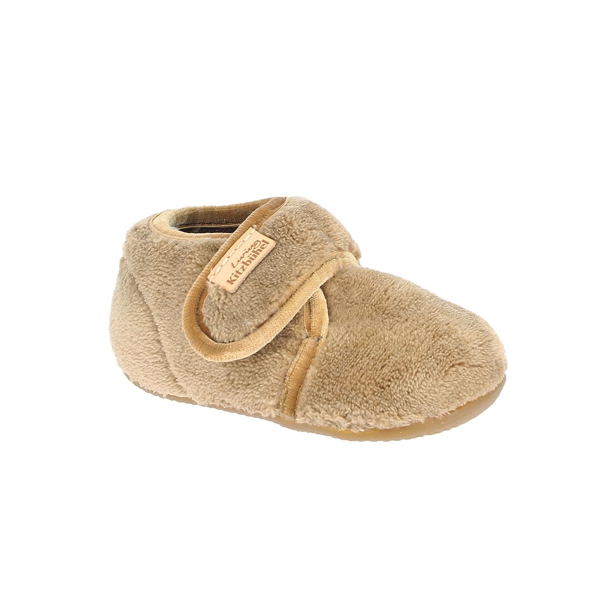 living-kitzb-hel-babyklettschuh-samt-unifarben-timeless-lammfell-hausschuh image 6