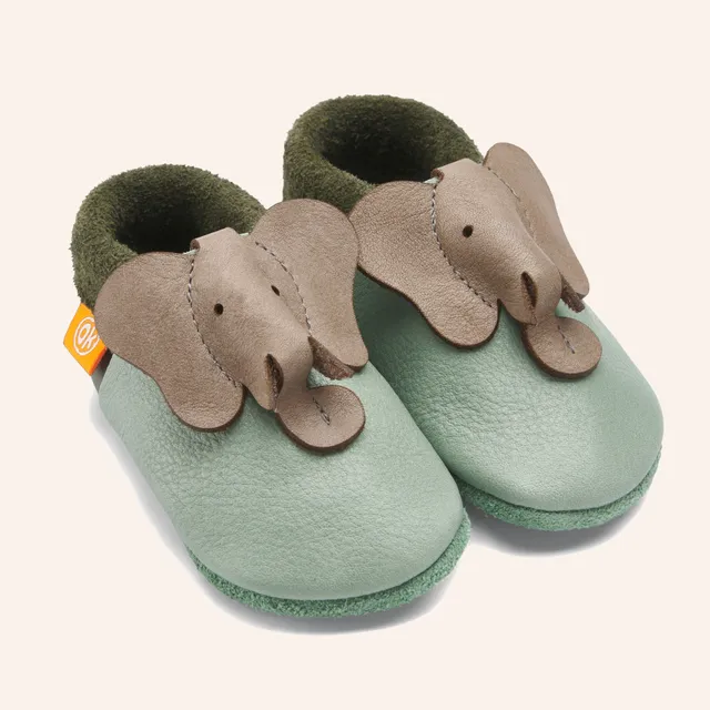 orangenkinder-3d-elefant-kinder-hausschuhe-krabbelschuhe image 1