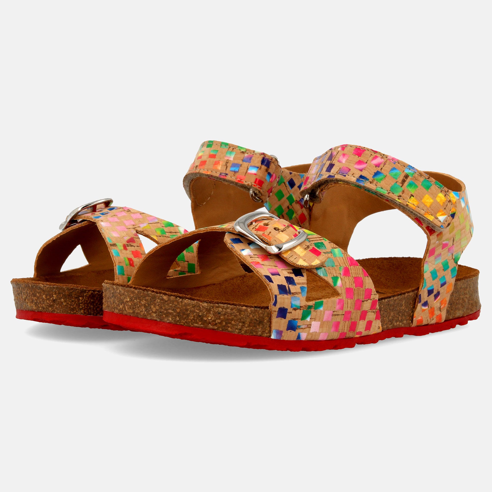 haflinger-fritzi-cork-multi-kinder-sommersandale image 7