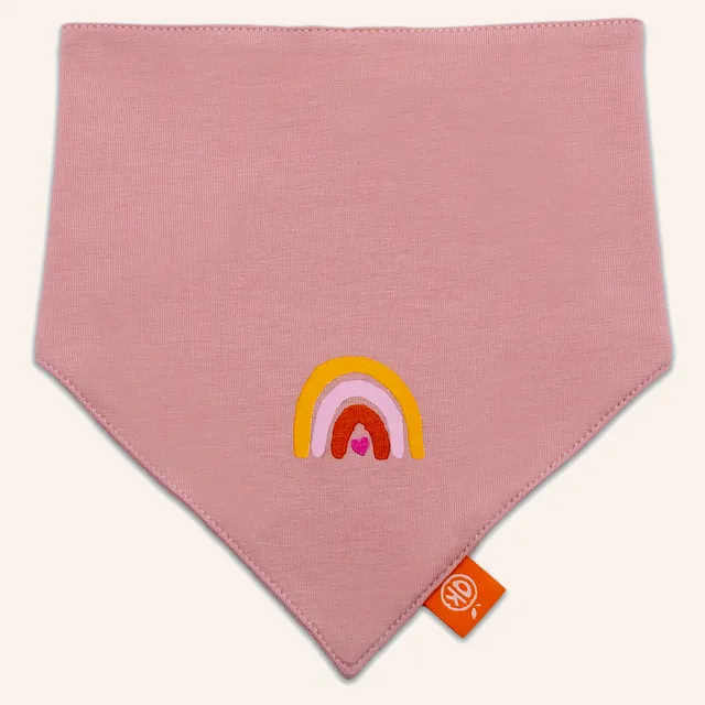 orangenkinder-halstuch-regenbogen-pink-aus-baumwoll-jersey image 1