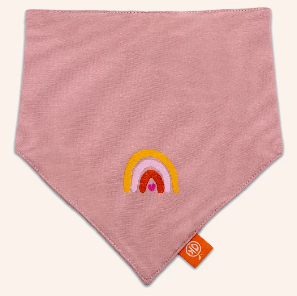 orangenkinder-halstuch-regenbogen-pink-aus-baumwoll-jersey image 1