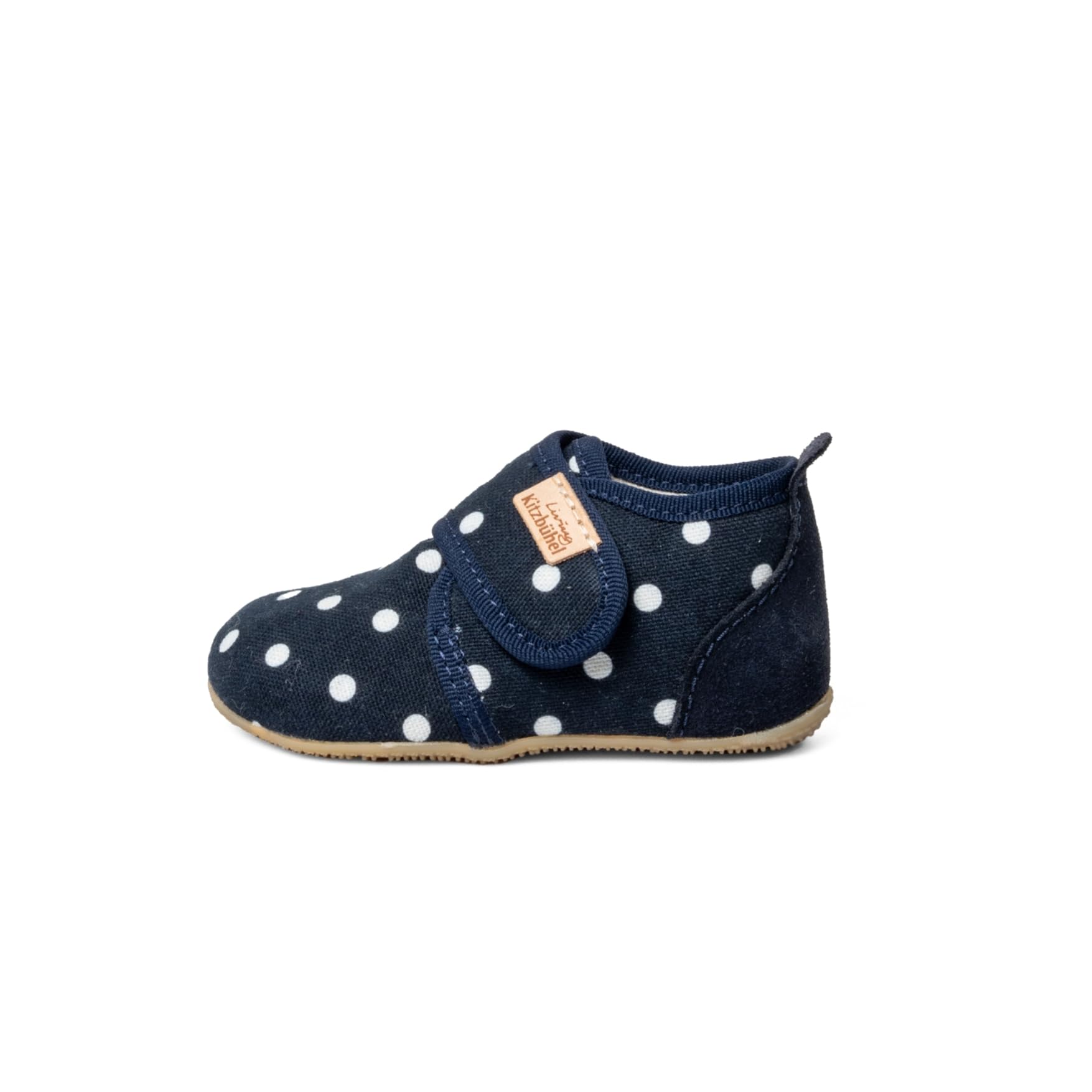 living-kitzb-hel-pauli-p-nktchen-baby-krabbelschuh-baumwolle-mit-klettverschluss image 2