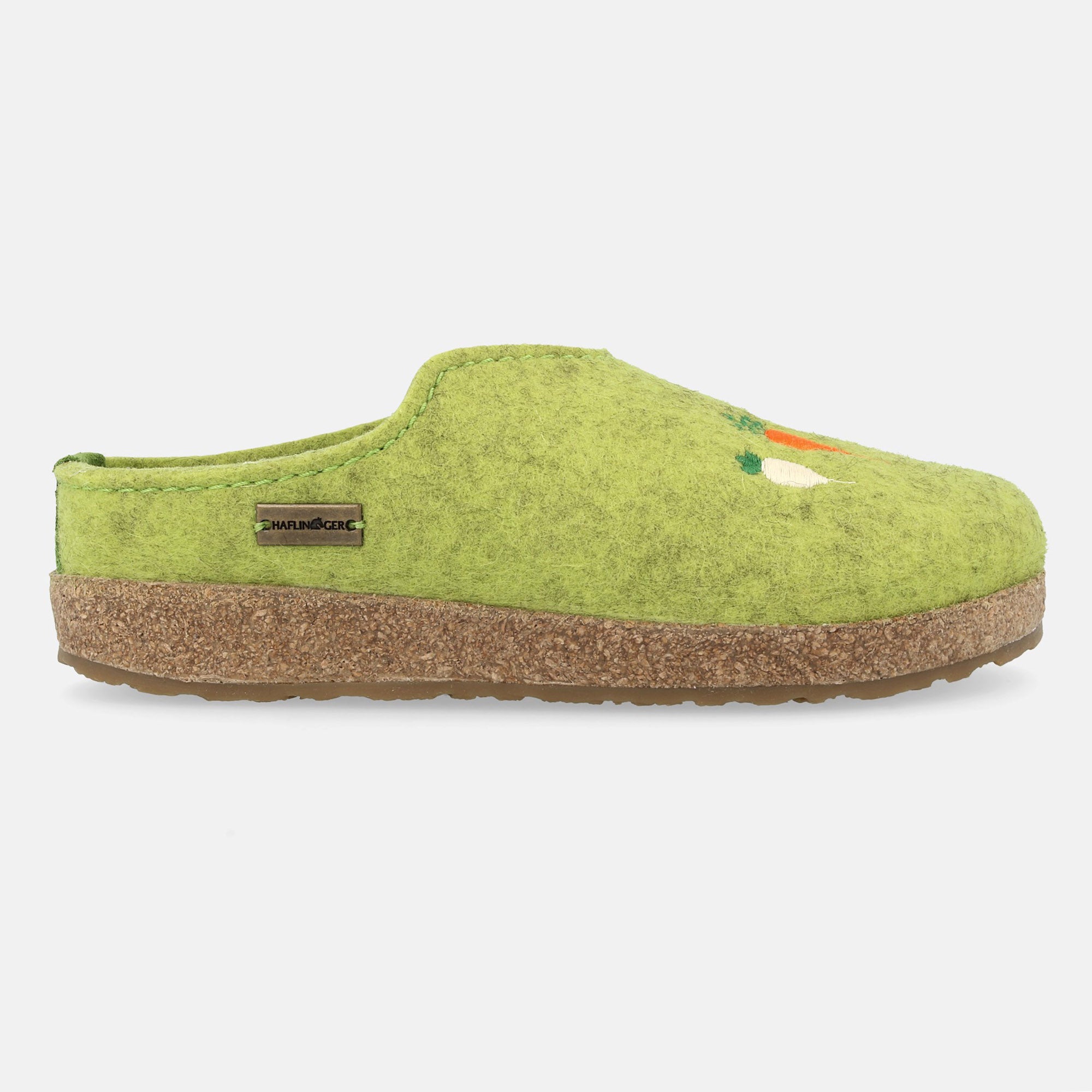 haflinger-grizzly-r-bli-wollfilz-hausschuh-mit-r-ben-applikation image 1